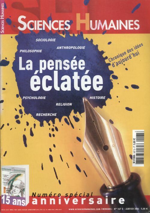 Livrenpoche : Sciences humaines n°167 : La pensée éclatée - Collectif - Livre