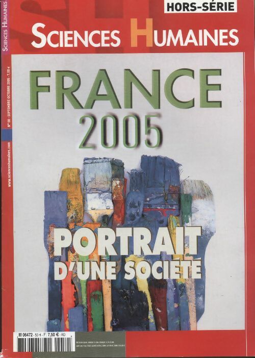 Livrenpoche : Sciences humaines Hors-série  n°50 : France 2005, portrait d'une société - Collectif - Livre