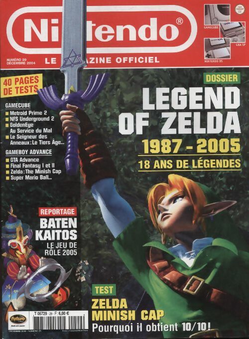 Livrenpoche : Nintendo n°29 : Legend of Zelda 1987-2005 - Collectif - Livre