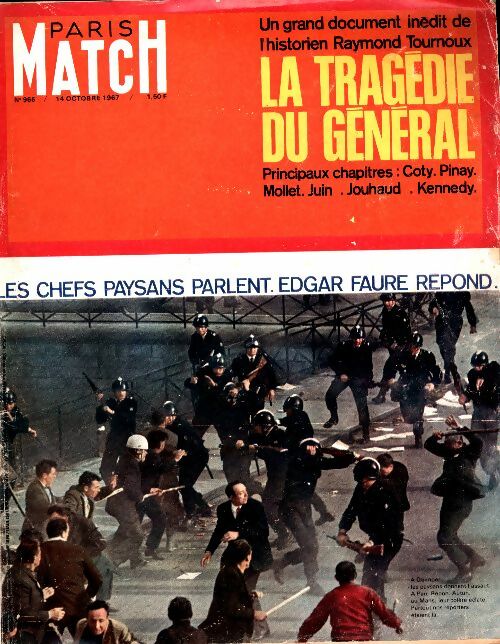 Livrenpoche : Paris Match n°966 : Les chefs paysans parlent - Collectif - Livre