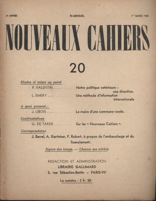 Livrenpoche : Nouveaux Cahiers n°20 -  2e année - Collectif - Livre