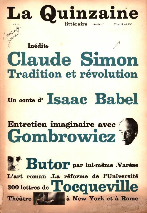Livrenpoche : La quinzaine littéraire n°27 - Collectif - Livre