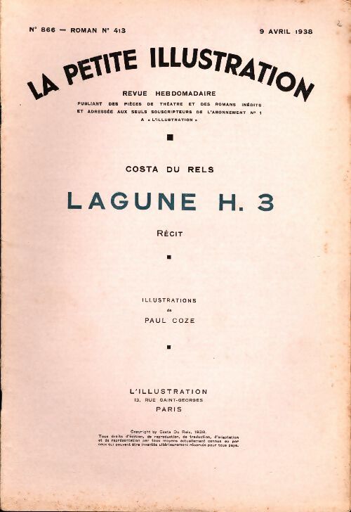 Livrenpoche : La petite illustration n°866 Roman n°413 : Lague H. 3 - Collectif - Livre