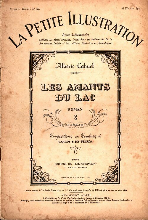 Livrenpoche : La petite illustration n°322 Roman n°144 : Les amants du lac Tome I - Collectif - Livre