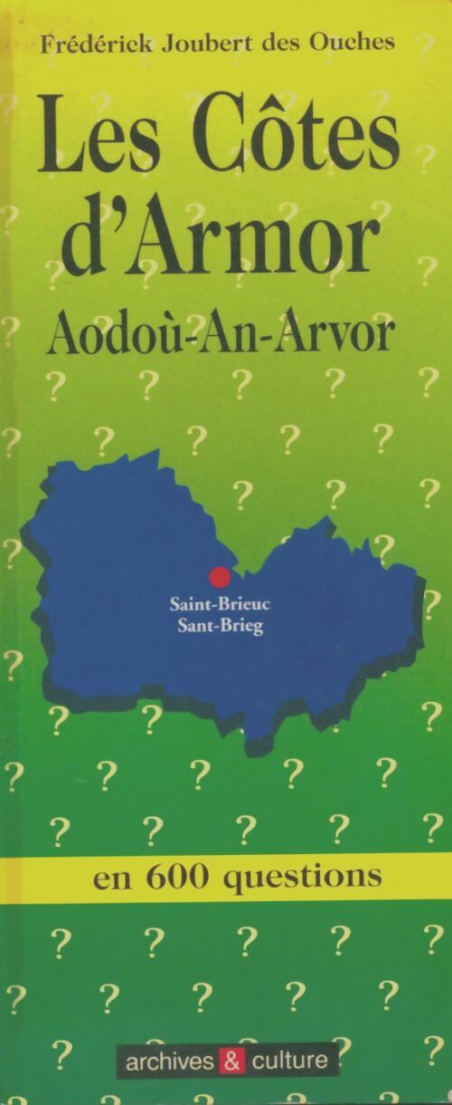 Livrenpoche : Les côtes d'Armor - Fréderick Joubert Des Ouches - Livre