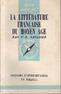 Livrenpoche : La littérature française du Moyen Age - Verdun-L. Saulnier - Livre