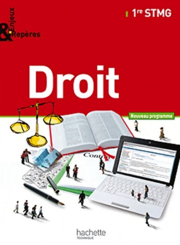 Livrenpoche : Enjeux et repères droit 1re STMG - livre élève format compact - ed. 2012 - Jean-Louis Leboucher - Livre