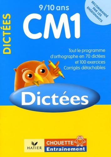 Livrenpoche : Chouette dictées CM1 9/10 ans arcom - Sophie Valle - Livre