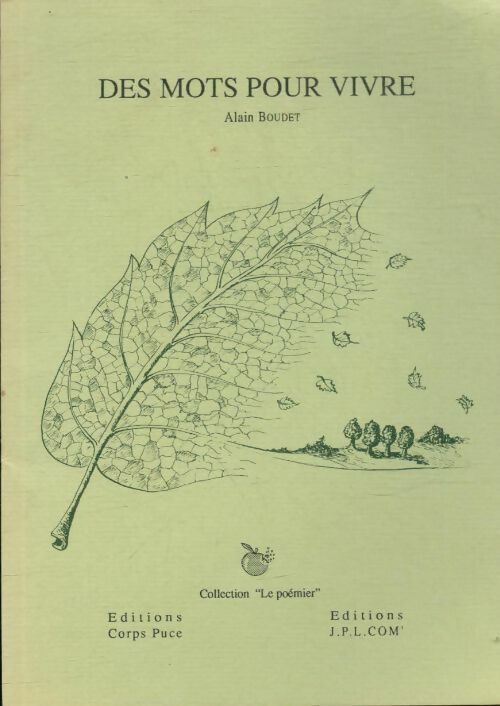 Livrenpoche : Des mots pour vivre - Alain Boudet - Livre