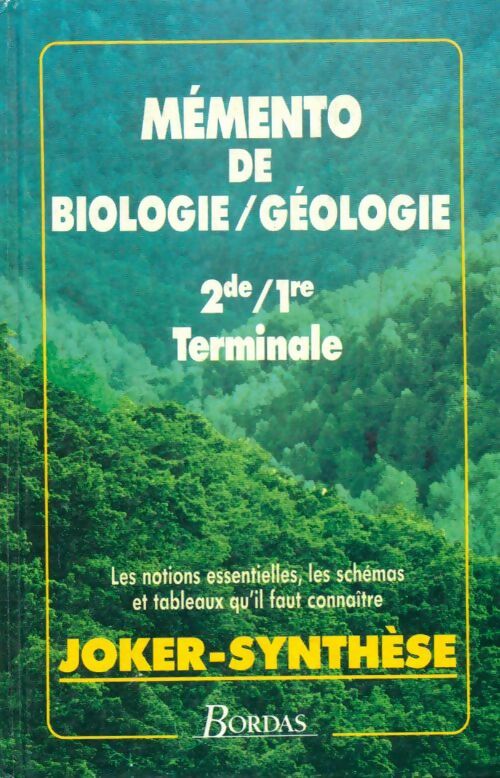 Livrenpoche : Mémento biol-geol. 2-1-t - Rosine Boyadjian-Malkassian - Livre