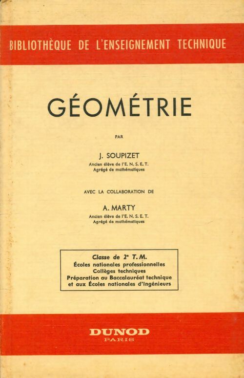 Livrenpoche : Géométrie Seconde T, M - J Soupizet - Livre