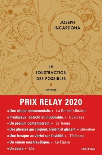 Livrenpoche : La soustraction des possibles - Joseph Incardona - Livre