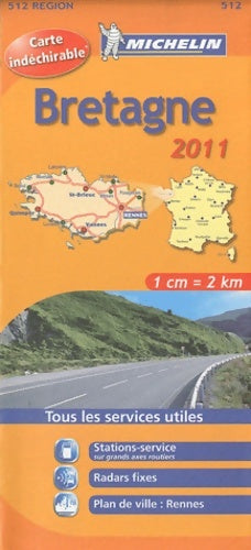 Livrenpoche : Cr 512 Bretagne 2011 - Michelin - Livre