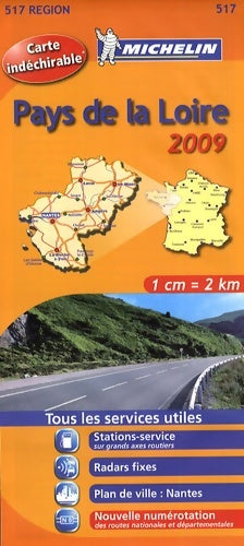 Livrenpoche : Carte routiere pays de la Loire hr 2009 - Michelin - Livre