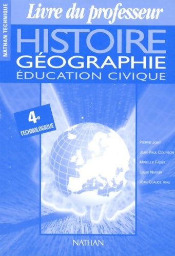 Livrenpoche : Histoire - géographie 4e technologique. Livre du professeur - Collectif - Livre