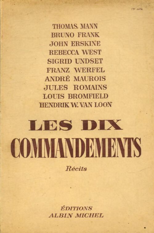 Livrenpoche : Les dix commandements - Collectif - Livre