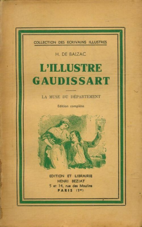 Livrenpoche : L'illustre Gaudissart / La muse du département - Honoré De Balzac - Livre