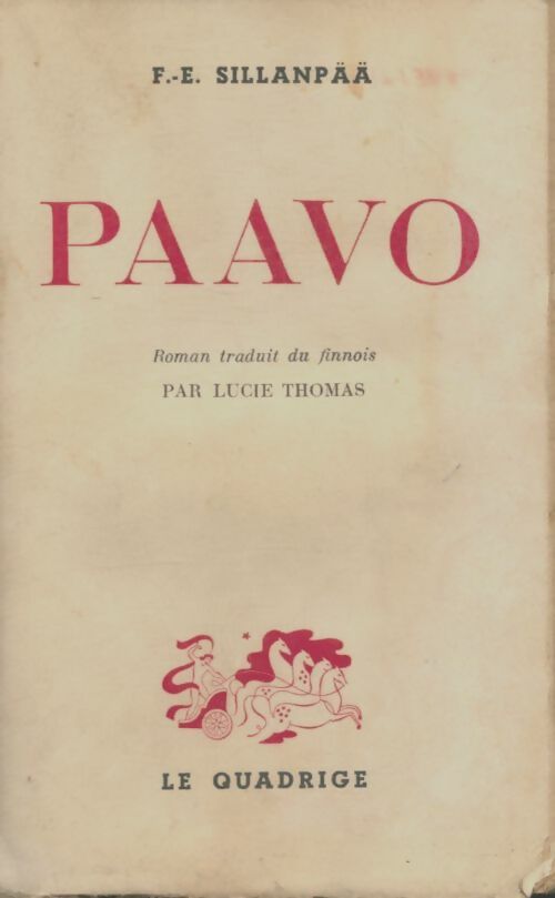 Livrenpoche : Paavo - F.E. Sillanpää - Livre