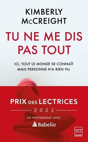 Livrenpoche : Tu ne me dis pas tout - Kimberly McCreight - Livre
