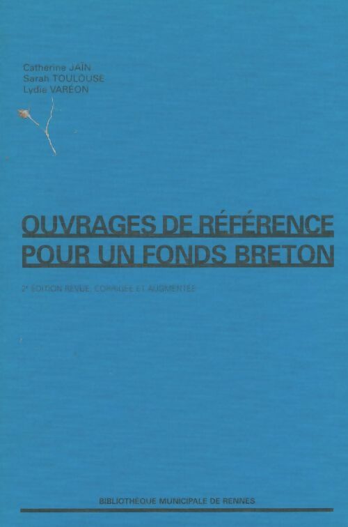Livrenpoche : Ouvrages de référence pour un fonds breton - Catherine Jaïn - Livre