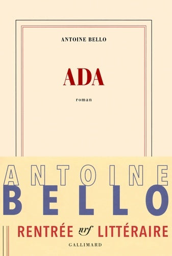 Livrenpoche : Ada - Antoine Bello - Livre