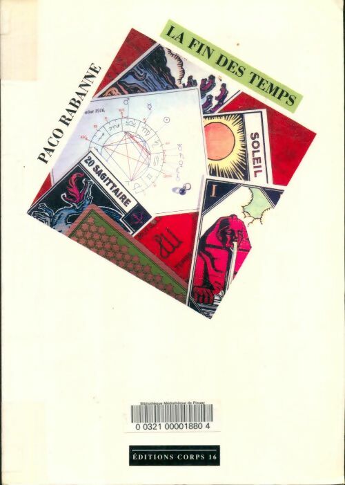 Livrenpoche : La fin des temps - Paco Rabanne - Livre