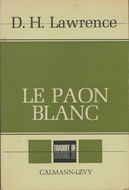 Livrenpoche : Le paon blanc - David Herbert Lawrence - Livre