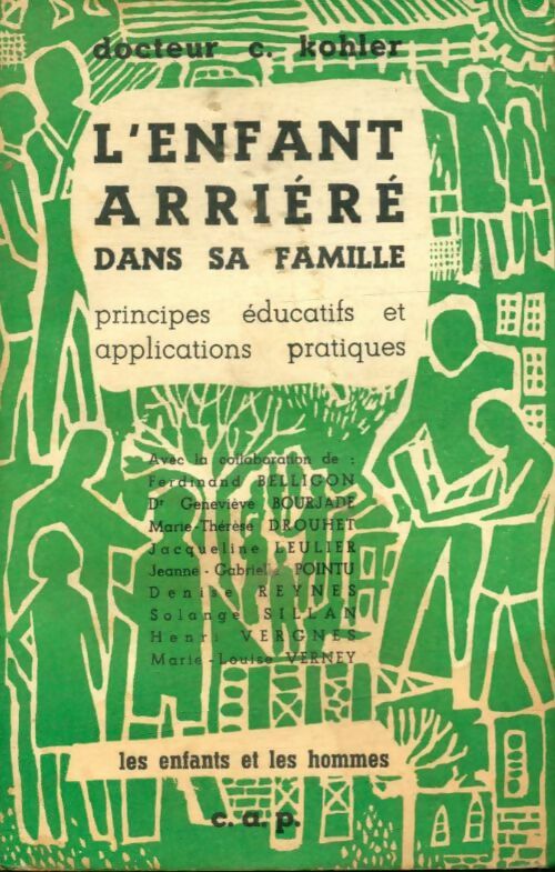 Livrenpoche : L'enfant arriéré dans sa famille - C Kohler - Livre