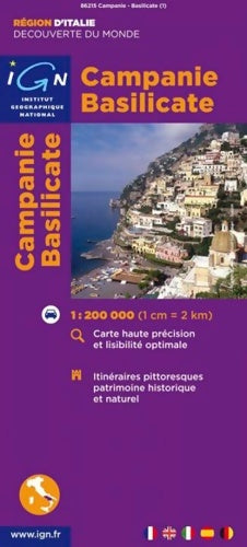Livrenpoche : 86215 campanie. Basilicate 1/200. 000 - Ign - Livre