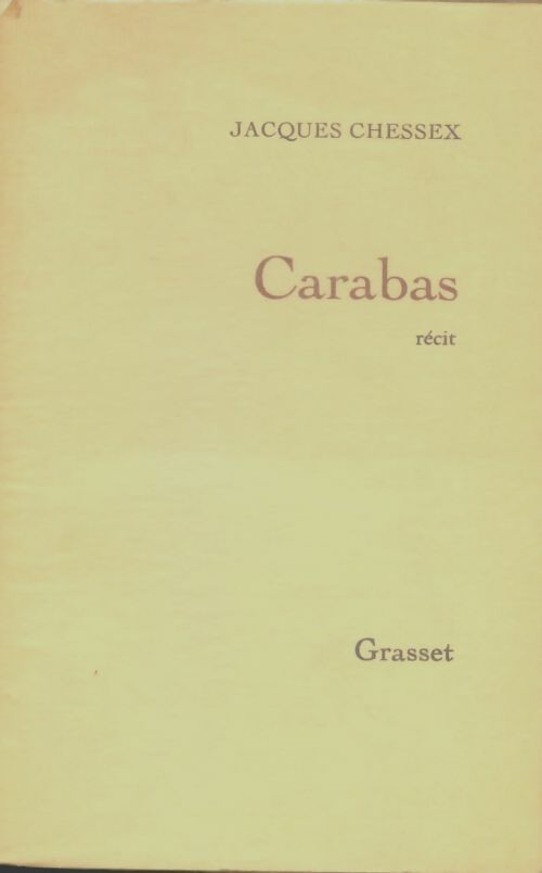 Livrenpoche : Carabas - Jacques Chessex - Livre