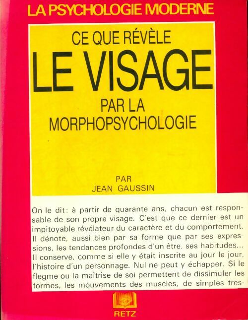 Livrenpoche : Connaître les autres par le visage - Jean Gaussin - Livre