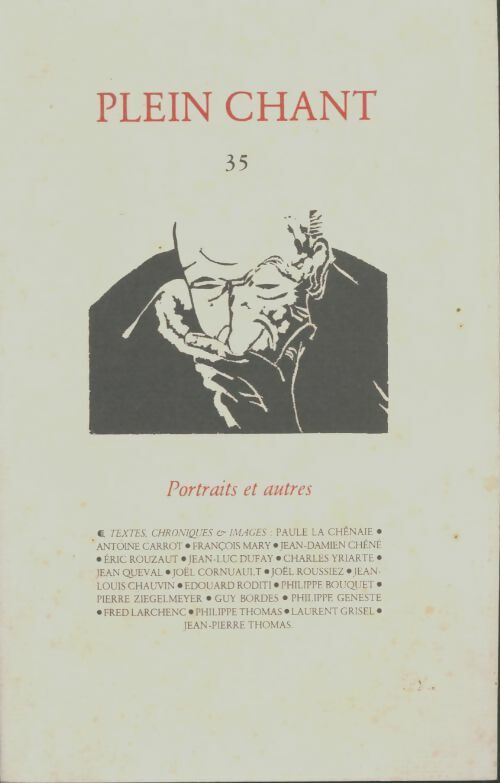 Livrenpoche : Plein chant n°35 : Portraits & autres - Collectif - Livre