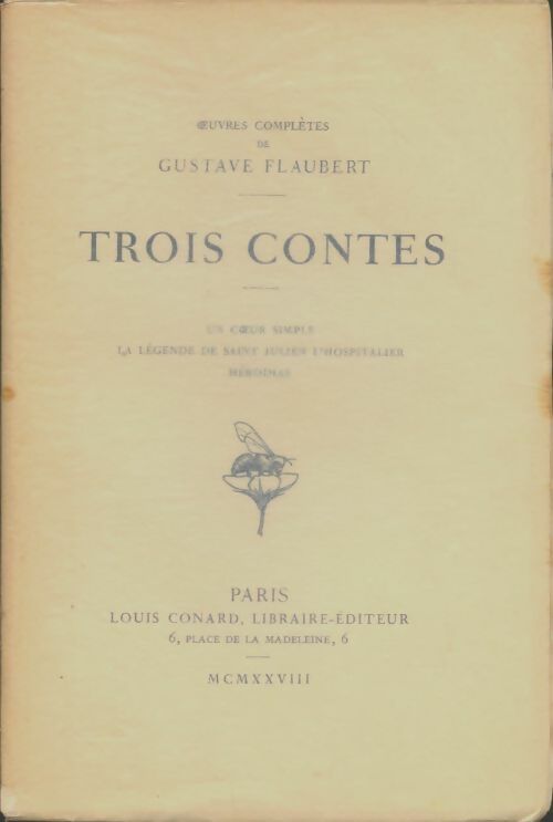 Livrenpoche : Trois contes - Gustave Flaubert - Livre