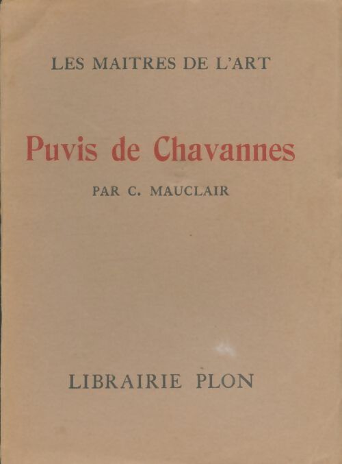 Livrenpoche : Puvis de Chavannes - Camille Mauclair - Livre