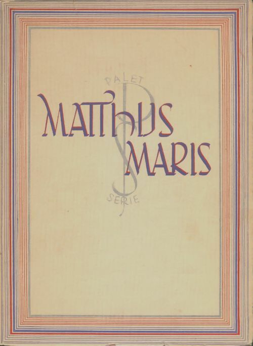 Livrenpoche : Matttthijs maris - E. Van Gelder - Livre