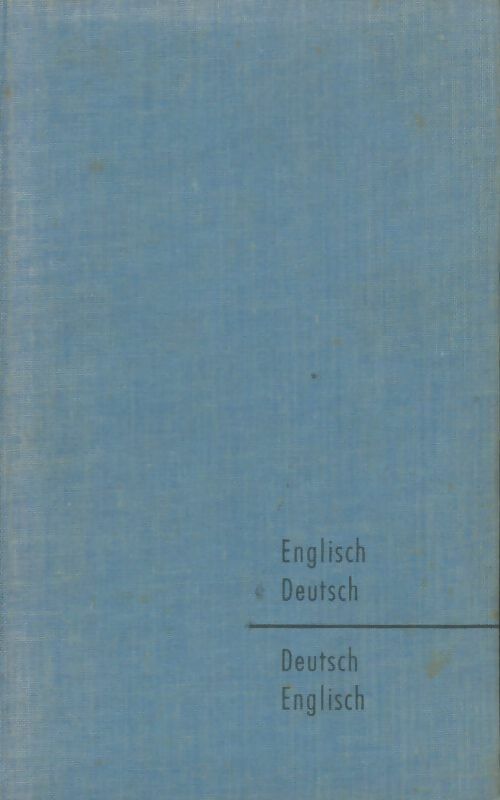 Livrenpoche : English-deutsch / Deutsch-english - F.I.L Wolf Friederich - Livre