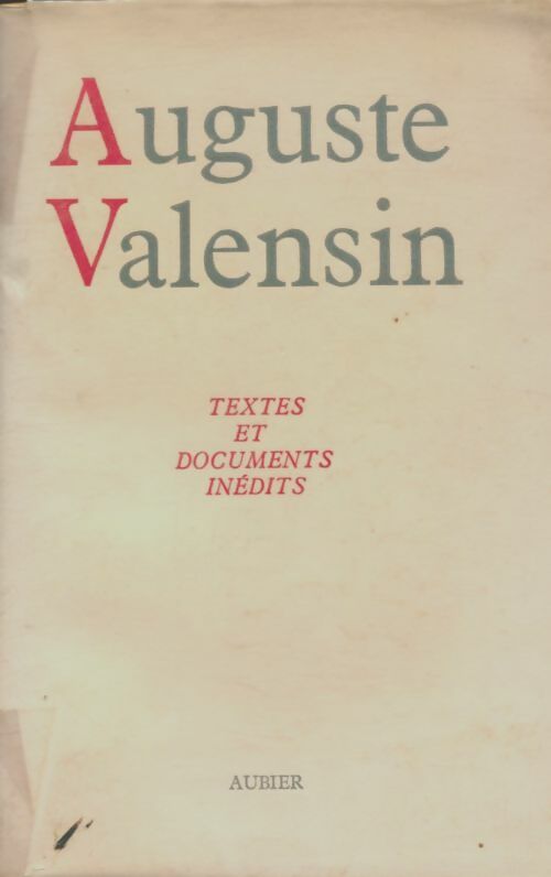 Livrenpoche : Textes et documents inédits - Auguste Valensin - Livre