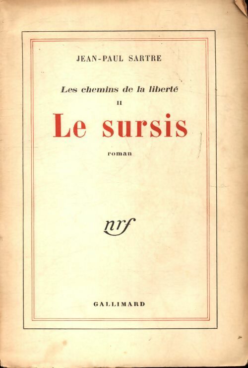 Livrenpoche : Les chemins de la liberté Tome II : Le sursis - Jean-Paul Sartre - Livre