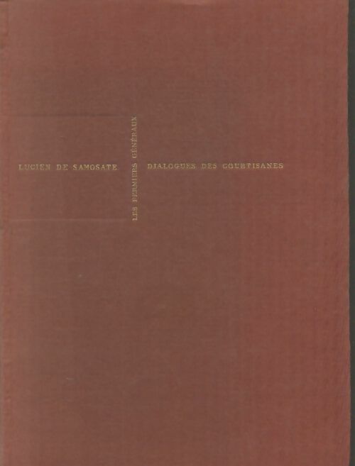 Livrenpoche : Dialogues des courtisanes - Lucien De Samosate - Livre