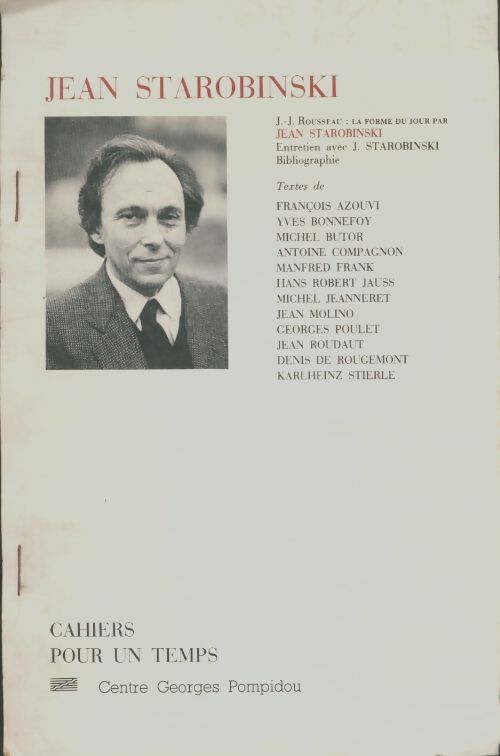 Livrenpoche : Jean Starobinski - Collectif - Livre