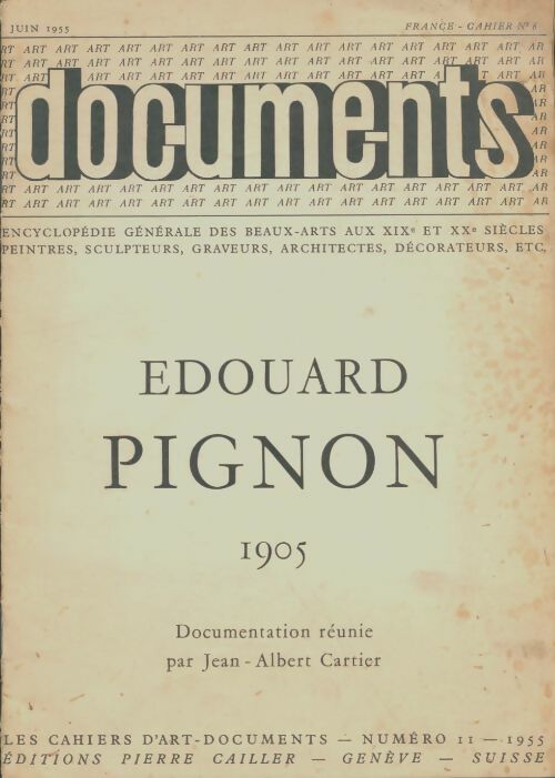 Livrenpoche : Édouard Pignon 1905 - Jean-Albert Cartier - Livre