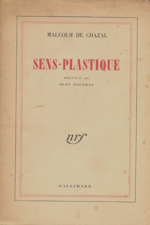 Livrenpoche : Sens-Plastique - Malcom De Chazal - Livre
