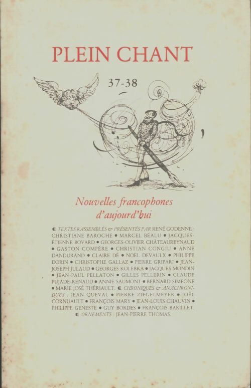 Livrenpoche : Plein chant n°37-38 - Collectif - Livre