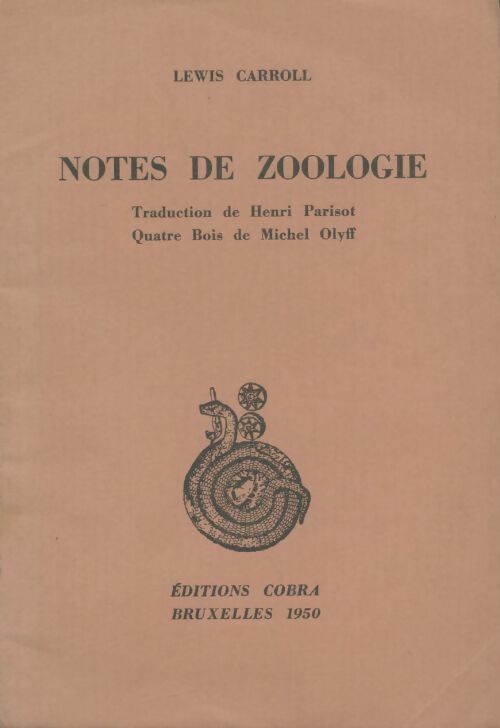 Livrenpoche : Notes de zoologie - Lewis Carroll - Livre