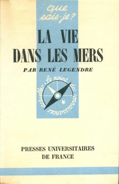 Livrenpoche : La vie dans les mers - René Legendre - Livre