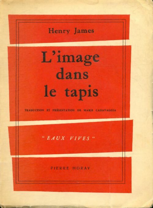 Livrenpoche : L'image dans le tapis - Henry James - Livre