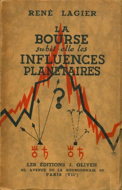 Livrenpoche : La bourse subit-elle les influences planétaires ? - René Lagier - Livre
