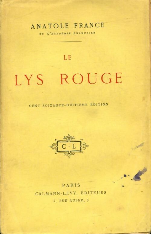Livrenpoche : Le lys rouge - Anatole France - Livre
