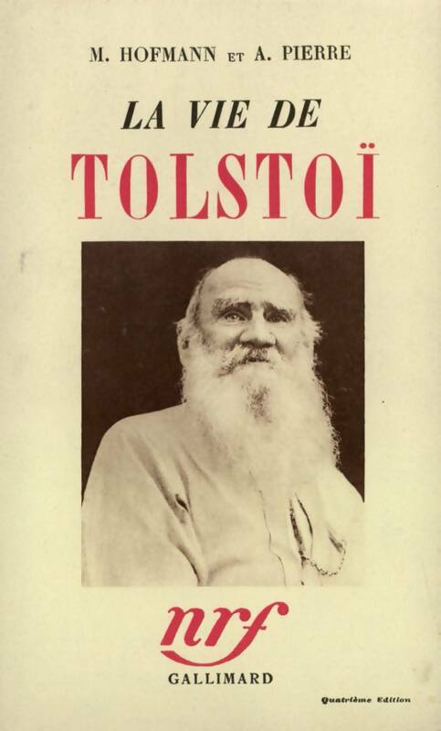 Livrenpoche : La vie de Tolstoï - A. Pierre; Pierre - Livre