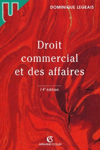 Livrenpoche : Droit commercial et des affaires - Dominique Legeais - Livre